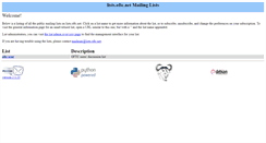 Desktop Screenshot of lists.oftc.net