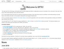 Tablet Screenshot of oftc.net